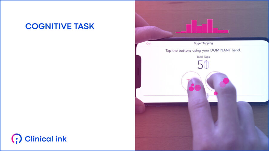 Mobile Finger Tapping Test Clinical ink